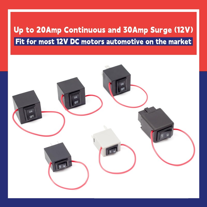 Dusledel 9038A Fuel Pump Relay Bypass Master Switch Kit with