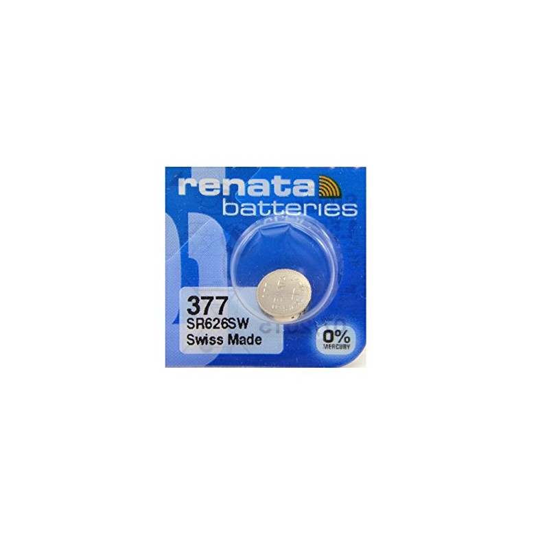Renata 377 SR626SW Batteries - 1.55V Silver Oxide 377 Watch