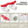 Bwintech 2 Pcs 40MM PVC Ball Valve,Faucet Water Stop Ball