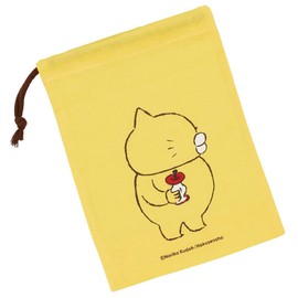 Skater KB62-A Children's Cup Bag, 8.3 x 5.9 inches (21 x 15 cm), Noraneko, Made in Japan