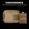 MiOYOOW Molle Extension Panel, Tactical Side Hook Looped Panel, Vest