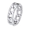 Stainless Steel Rings for Men Ring Man Silver Tone Size