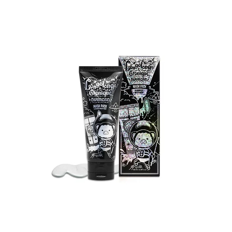 Elizavecca [ELIZAVECCA] HELL PORE LONGOLONGO GRONIQUE DIAMOND MASK PACK,100ML-US SELLER
