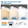 DAKASON 4FT Linkable LED Linear Light, 40W Replacing 120W, 3000K/4000K/5000K