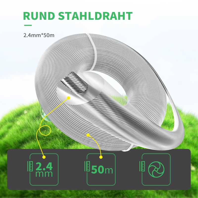 Forever Speed String Grass Trimmer Lines 2.4 mm x 50