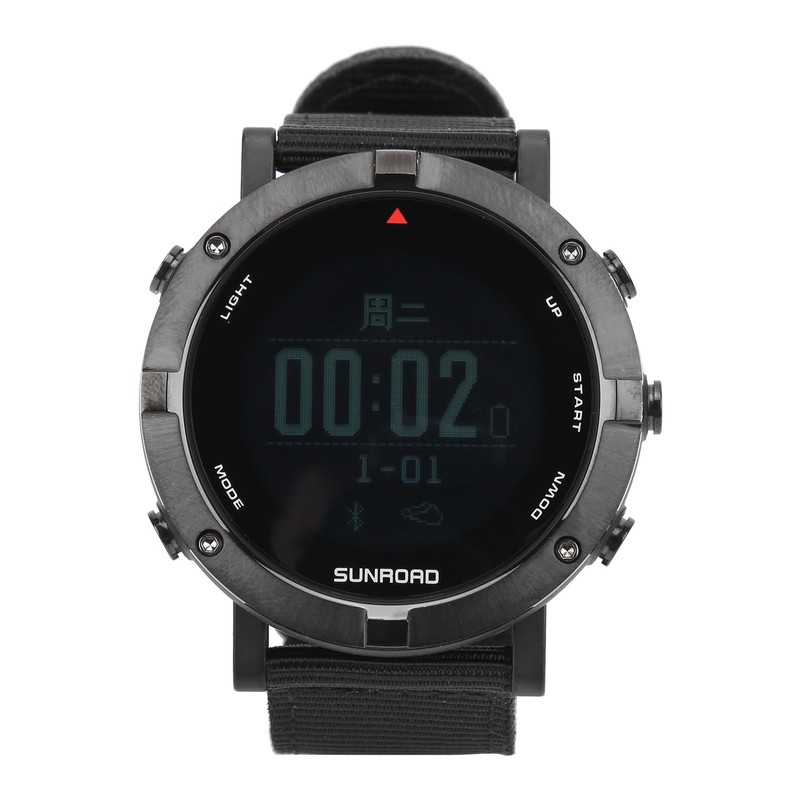 Men's Digital Sport Wristwatch GPS Running Swimming Watch with Compass