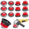 12 Pack Wire Wheel for Angle Grinder, Coarse Crimped Wire