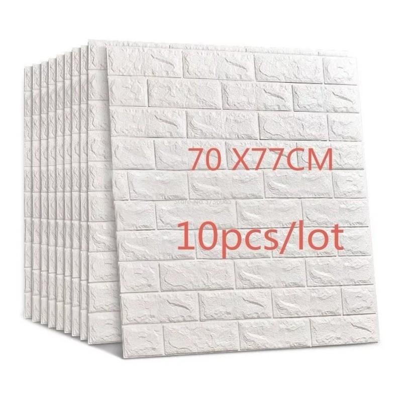 Liven Home & Decor Papel Tapiz 3d Vinilo Ladrillo Pared