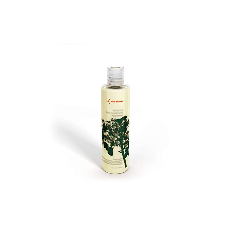 Acondicionador para el cabello con diseño de flor roja, 236