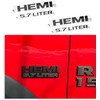 HEMI 5.7 Liter Emblem Overlay Decal - 2013-2018 Ram -