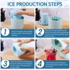 Mini Ice Maker Cup, Cylinder Silicone Ice Cube Molds, Small