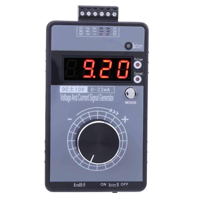 Handheld 0-10V 0-22MA Digital Voltage Current Signal Generator Transmitter Analog