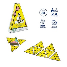 P de Pizza Juego de Cartas para Familia y Amigos