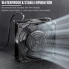 Glooglitter 2 Pack 120V AC Fans Muffin Fan Waterproof18W 2850RPM