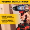 21V Cordless Power Drill/Driver Set, 2 Variable Speeds with LED