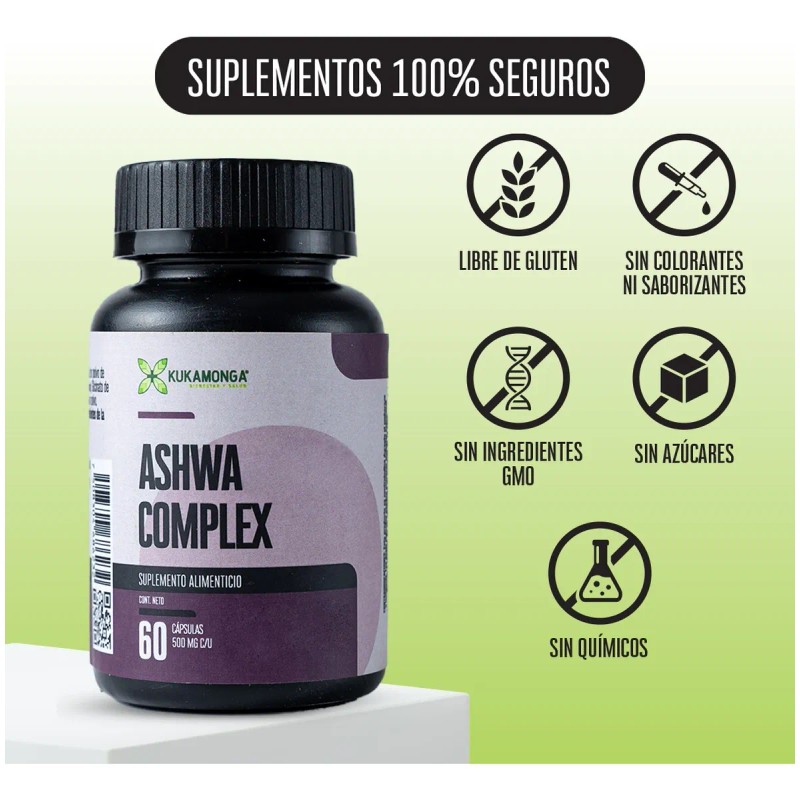 Adaptógeno Complex | Menos Ansiedad Más Equilibrio | 60 Cáps