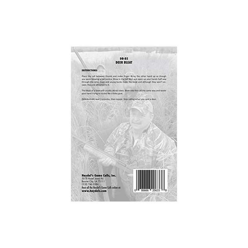 Haydel's Game Calls Inc. DB-85 Doe Bleat