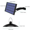 Solar Powered Pendants Light with Adjustable Panel Auto ON/OFF Lighting