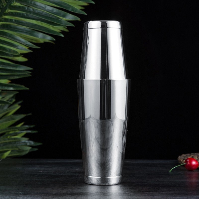 Stainless Steel Boston Cocktail Shaker Shaking Tool Bar Coffee Shop