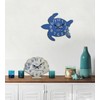 GIFTAYA Shell Beach Wall Clock Silent Non-Ticking Wooden Wall Clocks
