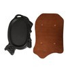 Cast Iron Steak Plate Sizzle Griddle With Wooden Base Steak