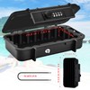 Large Security Lock Box,Outdoor Waterproof Shockproof 4-Digit Combination Key Safe