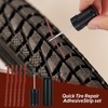 Yuanchu Tubeless Tire Repair Bacon Plugs Strips Refills Kit, 20