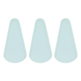 sourcing map 3Pcs Scissors Sheath, 2.9" x 1.5" Scissors Cover Protector PU Leather Portable Collect Bags for Eyebrow Trimming Beauty Tool Protection, Sky Blue