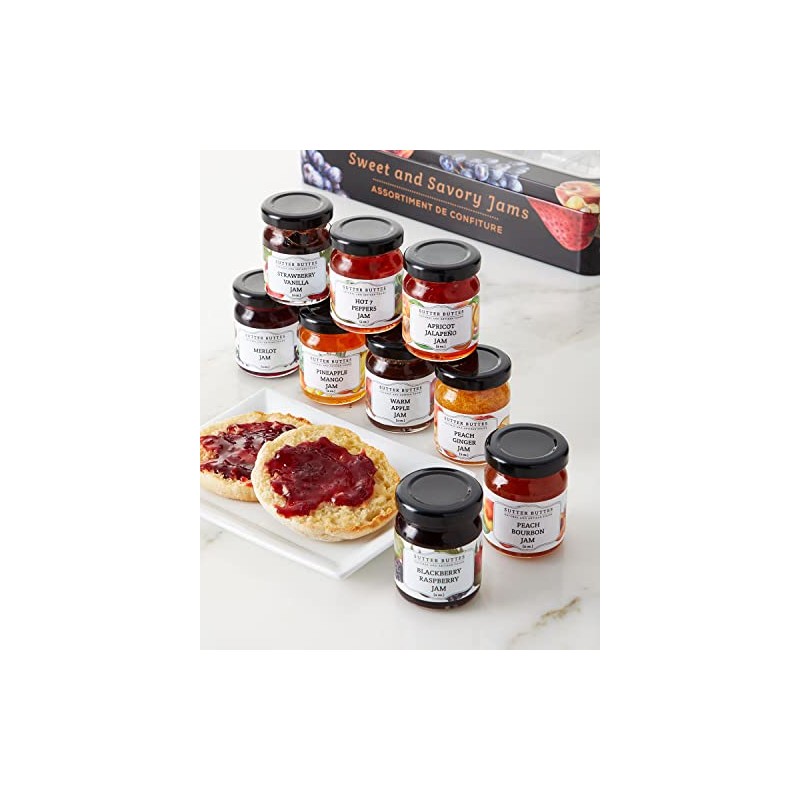 Sutter Buttes Sweet and Savory Jams Assortment Gift Tin -