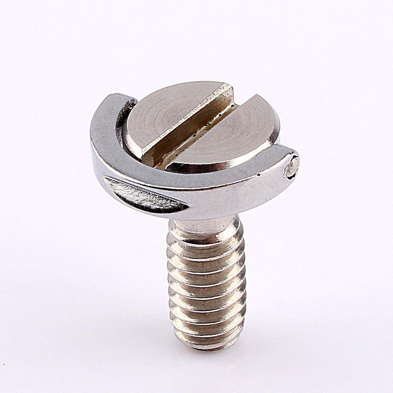 1/4" D‑Ring Screw, Stainless Steel D Shaft D-ring 1/4" Mounting
