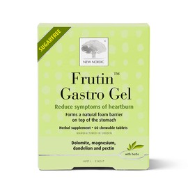 New Nordic S/F Frutin Gastro Gel Chewable Heartburn Relief - 60 Tablets