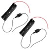 SDTC Tech 2-Pack 3.7V 18650 Battery Holder with Extend Button
