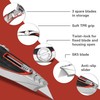 XW Heavy Duty Retractable Utility Knife with Twist Lock for