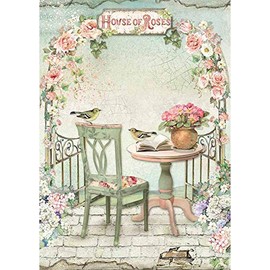 STAMPERIA INTERNATIONAL, KFT RICE PAPER PACK A4 GAZEBO