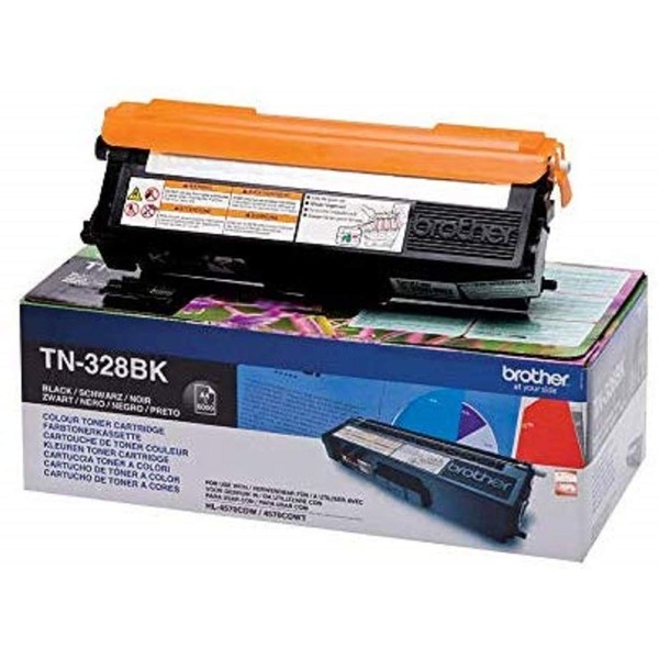 Brother TN328BK - Black - original - toner cartridge -