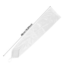 Yolev Women's Fingerless Gloves Long Satin Gloves 1920s Vintage Opera Gloves for Women Girls Wedding Prom Tea Party Clothing Accessories, White