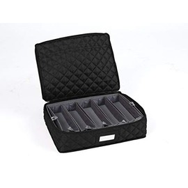 Flatware Storage - Washable and Stain Resistant, ID Window, Kitchen Storage-Black