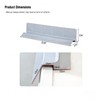 23-inch Silicone Sink Splash Guard - Strong Suction Water Barrier