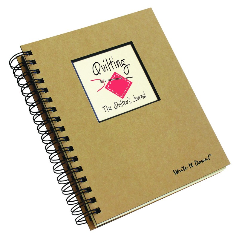 Write it Down series by Journals Unlimited, Guided Journal, Quilting,