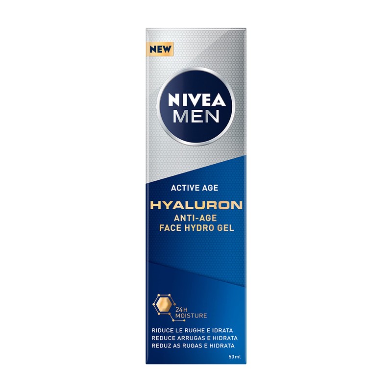 Nivea Men Active Age Hyaluronic Face Gel, 1 x 50