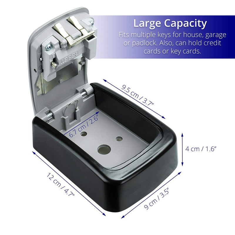 Key Lock Box for Outside - Realtor Lockbox for House