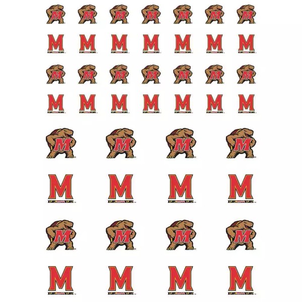 Fanatic Group Maryland Terrapins Small Sticker Sheet - 2 Sheets