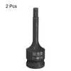 sourcing map 2 Pcs 3/8" Drive x H5(5mm) Impact Hex