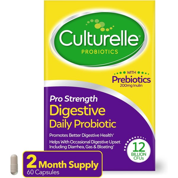 Culturelle Pro Strength Daily Probiotics For Digestive Health (2 Month