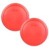 Pyrex 7402-PC 6/7-Cup Red Food Storage Replacement Lids - 2