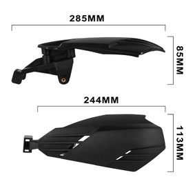JFG RACING Motorcycle Handguard Handlebar Protection for SX SXF XC XCW XCF XCFW EXC EXCF SMR FC TC FE TE FS MC EX Black