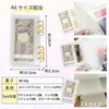 ikomaido Binder Savings, Korean Acrylic Binder A6, Money Management File,