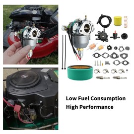 24 853 25-S 24 853 19-S Carburetor w/Fuel Pump Replacement for Kohler CV18S CV20S CV22S CV620 CV640 Command Engine 24 853 09 24 053 50-S 24 853 50-S