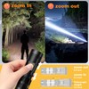 Rechargeable Tactical Flashlights High Lumens - 1500 Meters Long Beam