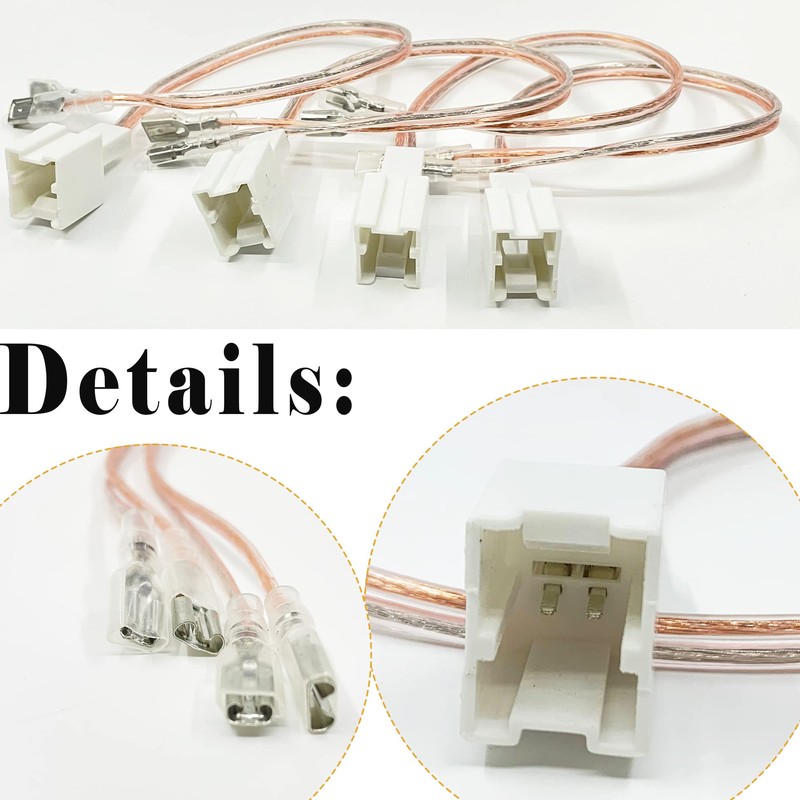 Danbojit 4 Pack Speaker Wiring Harness Replacement for Nissan 2004-2021,